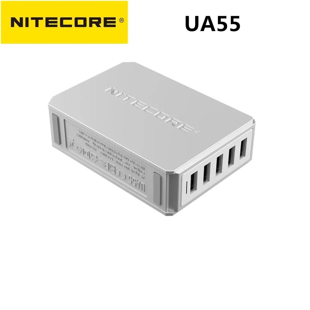 NITECORE UA55  5 Ʈ AC100-240v, USB  , ũž   , , 10A, 55W